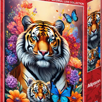 Alipson Tigers - Maternal Love Collection Puzzel 1000 stukjes