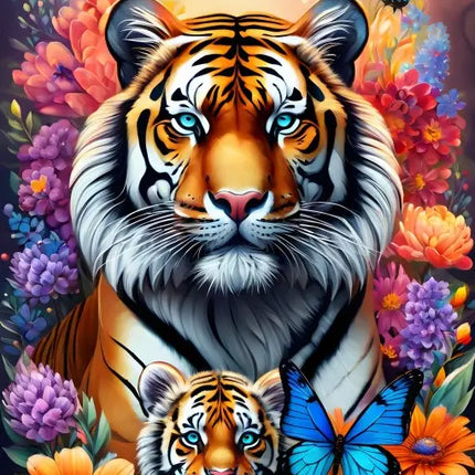 Alipson Tigers - Maternal Love Collection Puzzel 1000 stukjes