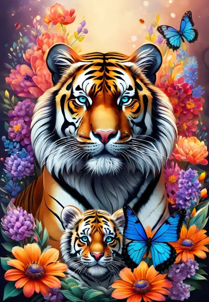 Alipson Tigers - Maternal Love Collection Puzzel 1000 stukjes