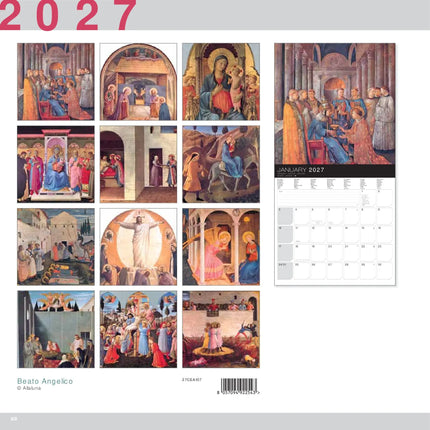 Allaluna Beato Angelico Kalender 2027