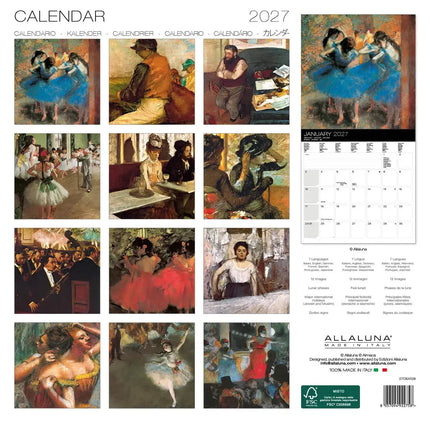 Allaluna Degas Kalender 2027