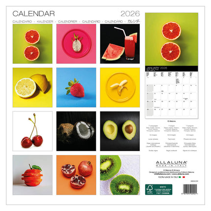 Allaluna Fruits Kalender 2026