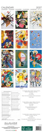 Allaluna Kandinsky Slimline Kalender 2027