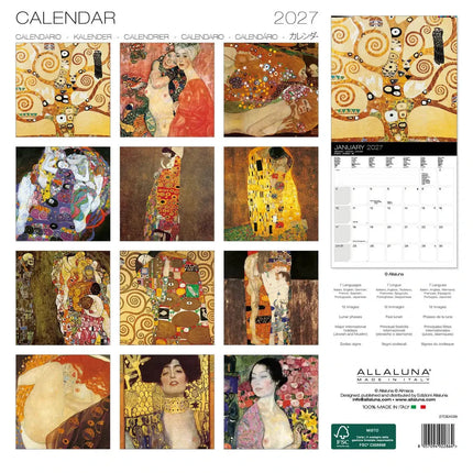 Allaluna Klimt Kalender 2027