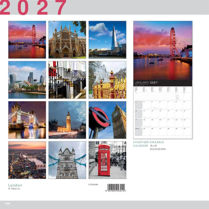 Allaluna Londen Kalender 2027