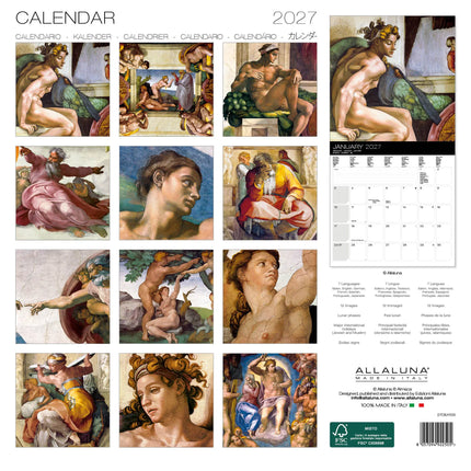 Allaluna Michelangelo Kalender 2027