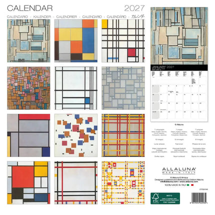Allaluna Mondriaan Kalender 2027
