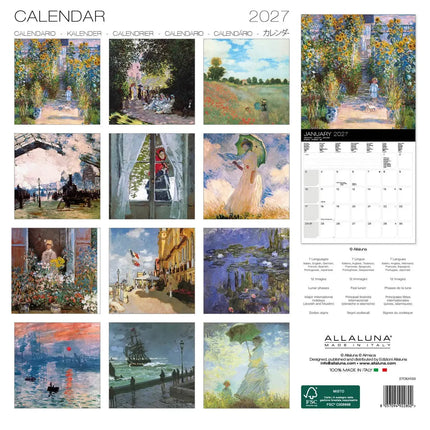 Allaluna Monet Kalender 2027