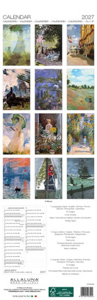 Allaluna Monet Slimline Kalender 2027