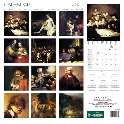 Allaluna Rembrandt Kalender 2027