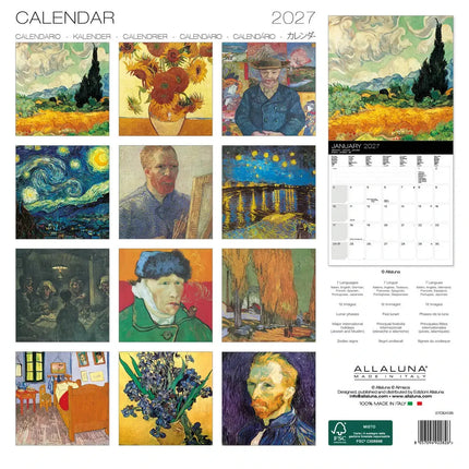 Allaluna Vincent van Gogh Kalender 2027