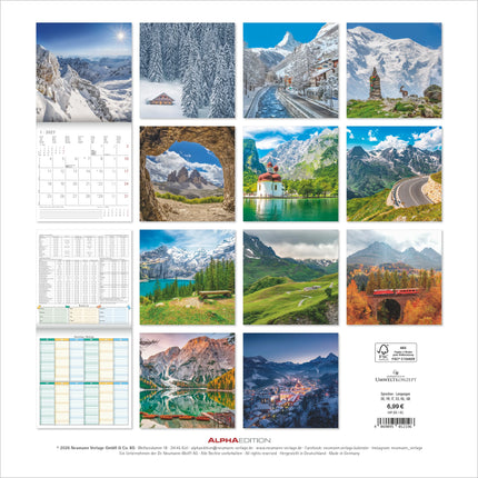 AlphaEdition Alpen Kalender 2027