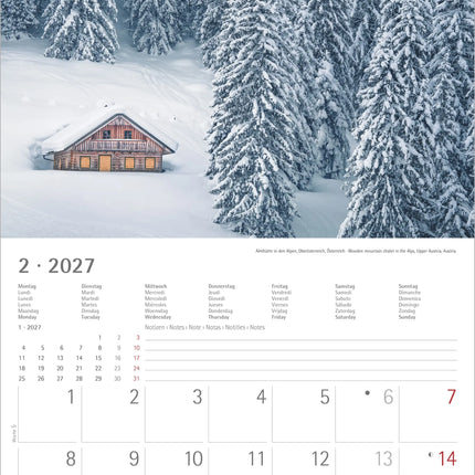 AlphaEdition Alpen Kalender 2027