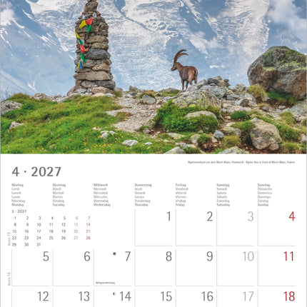 AlphaEdition Alpen Kalender 2027