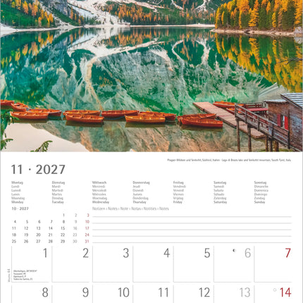 AlphaEdition Alpen Kalender 2027
