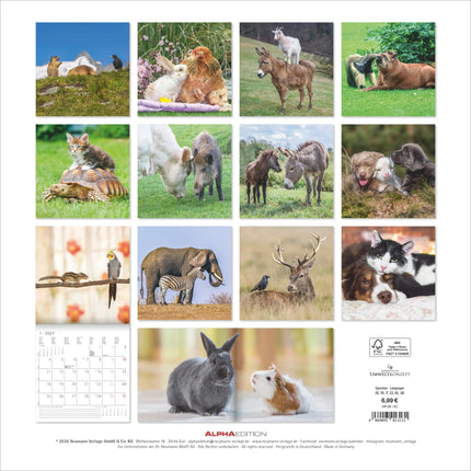 AlphaEdition Dier Vriendschappen Kalender 2027