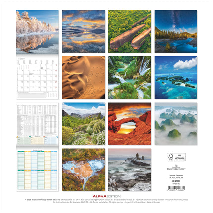 AlphaEdition Emoties Natuur Kalender 2027