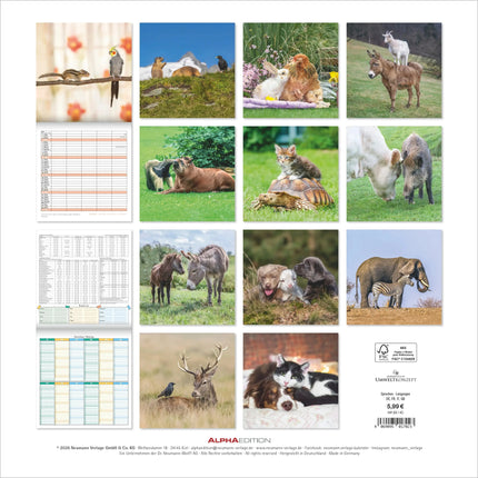 AlphaEdition FamiliePlanner Beste Vrienden Kalender 2027