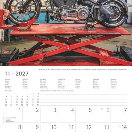 AlphaEdition Harleys Kalender 2027