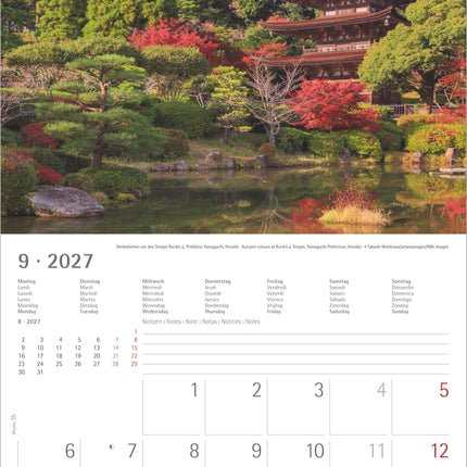 AlphaEdition Japan Kalender 2027