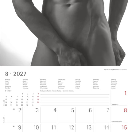 AlphaEdition Mijn Mannen Kalender 2027