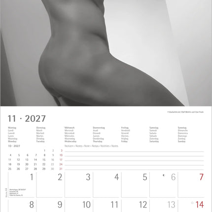 AlphaEdition Mijn Mannen Kalender 2027