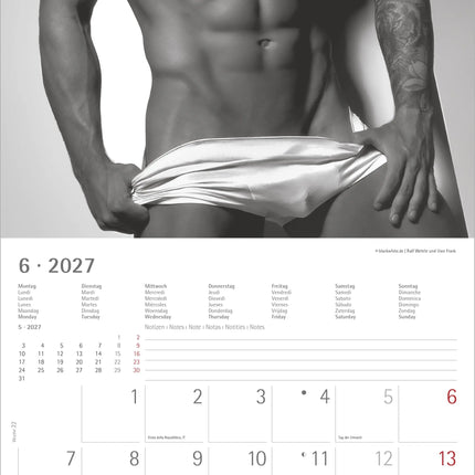 AlphaEdition Mijn Mannen Kalender 2027