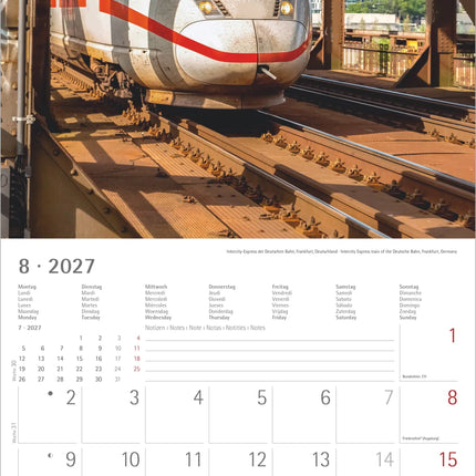 AlphaEdition Mijn Spoorwegen Kalender 2027 – AlphaEdition