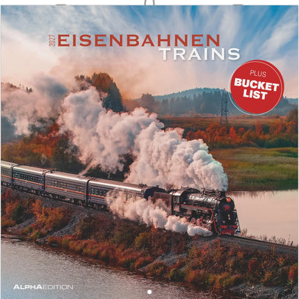 AlphaEdition Mijn Spoorwegen Kalender 2027 – AlphaEdition