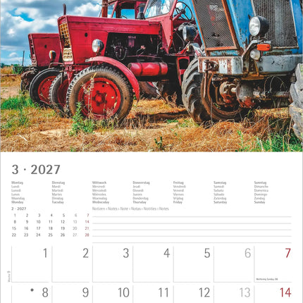 AlphaEdition Mijn Traktoren Kalender 2027