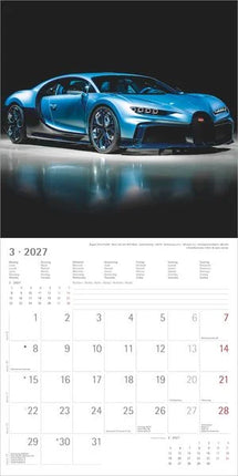 AlphaEdition Snelle Auto's Kalender 2027