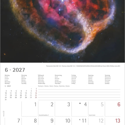 AlphaEdition Space Kalender 2027
