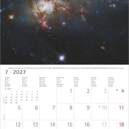 AlphaEdition Space Kalender 2027