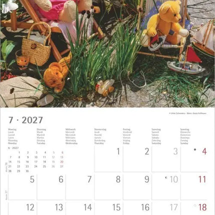 AlphaEdition Teddy Bears Kalender 2027