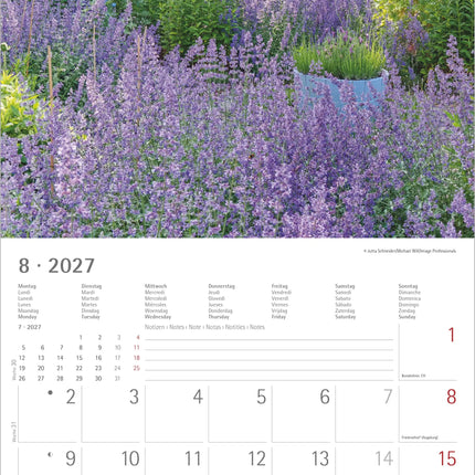 AlphaEdition Tuin Magie Kalender 2027