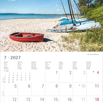 AlphaEdition Zee uitzicht Kalender 2027