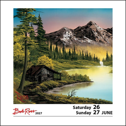 Andrews McMeel Bob Ross Boxed Kalender 2027