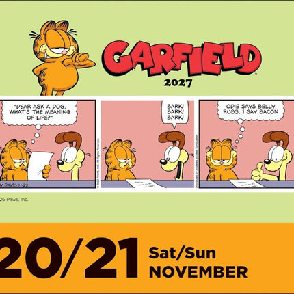 Andrews McMeel Garfield Boxed Kalender 2027