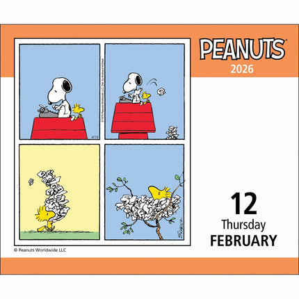 Andrews McMeel Snoopy Kalender 2026 Boxed