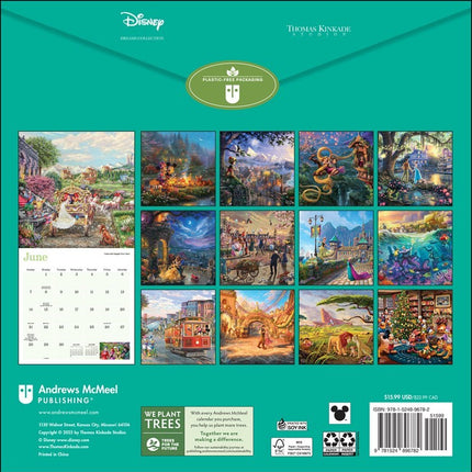 Andrews McMeel Thomas Kinkade Disney Kalender 2027