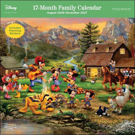 Andrews McMeel Thomas Kinkade Familieplanner 2027 Disney