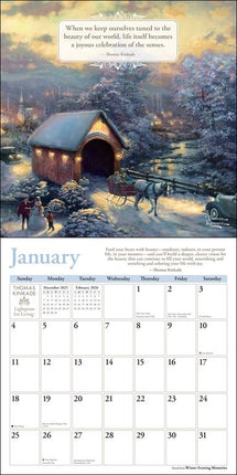 Andrews McMeel Thomas Kinkade Lightposts For Living Kalender 2026