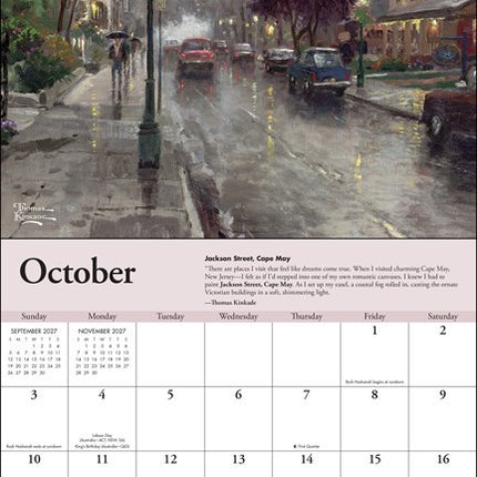 Andrews McMeel Thomas Kinkade Travels Kalender 2027 Deluxe