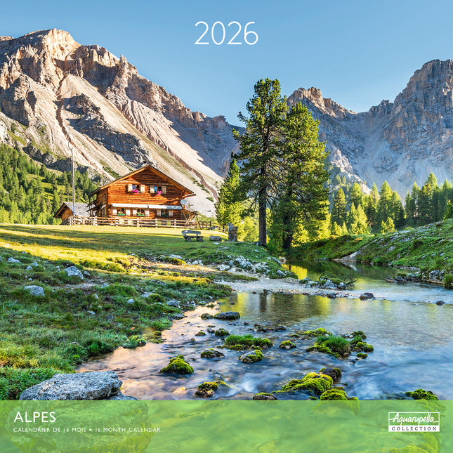 Aquarupella Alpen Kalender 2026