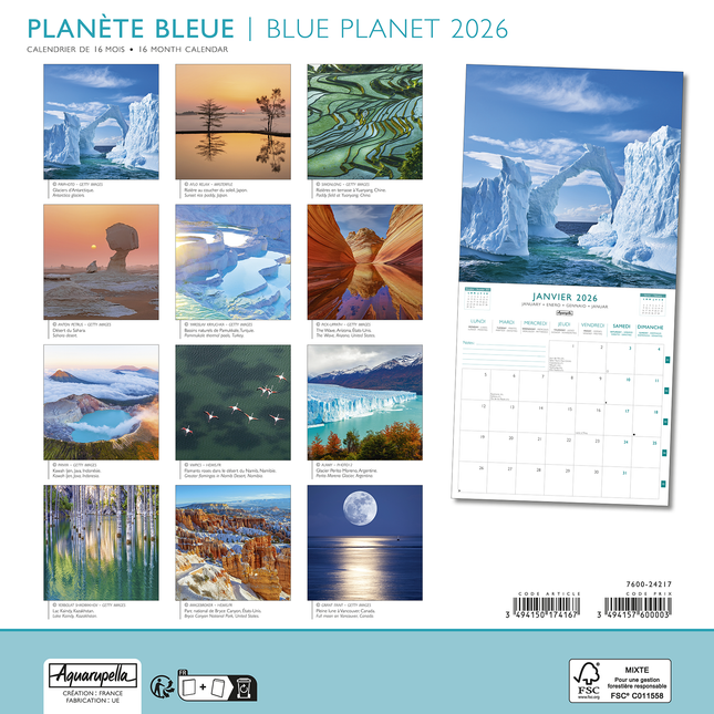 Aquarupella Blue Planet Kalender 2026