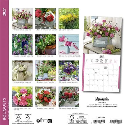 Aquarupella Boeketten Kalender 2027 Mini