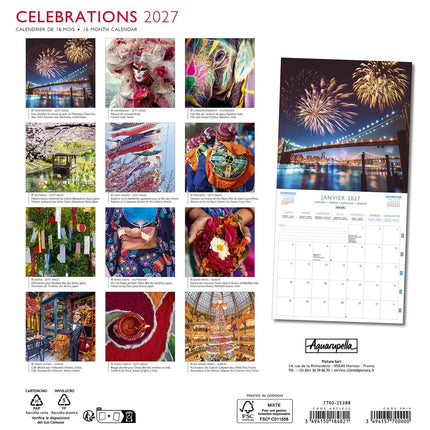 Aquarupella Celebrations Kalender 2027