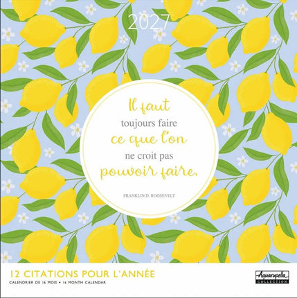 Aquarupella Citations Kalender 2027
