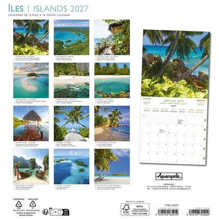 Aquarupella Eilanden Kalender 2027