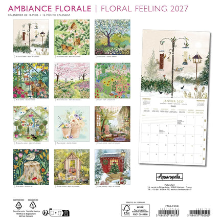Aquarupella Floral Feeling Kalender 2027